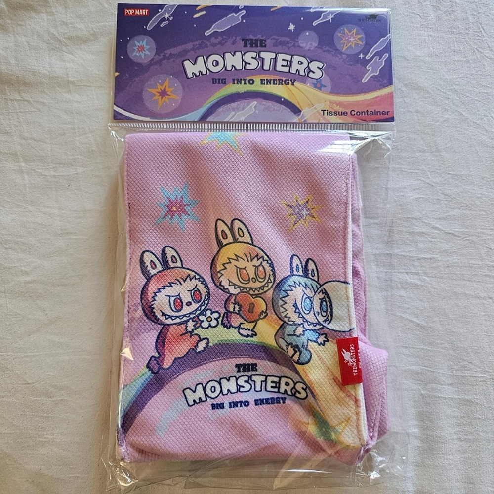 LIMITED EDITION - Labubu Big Into Energy Tissue Box Cover